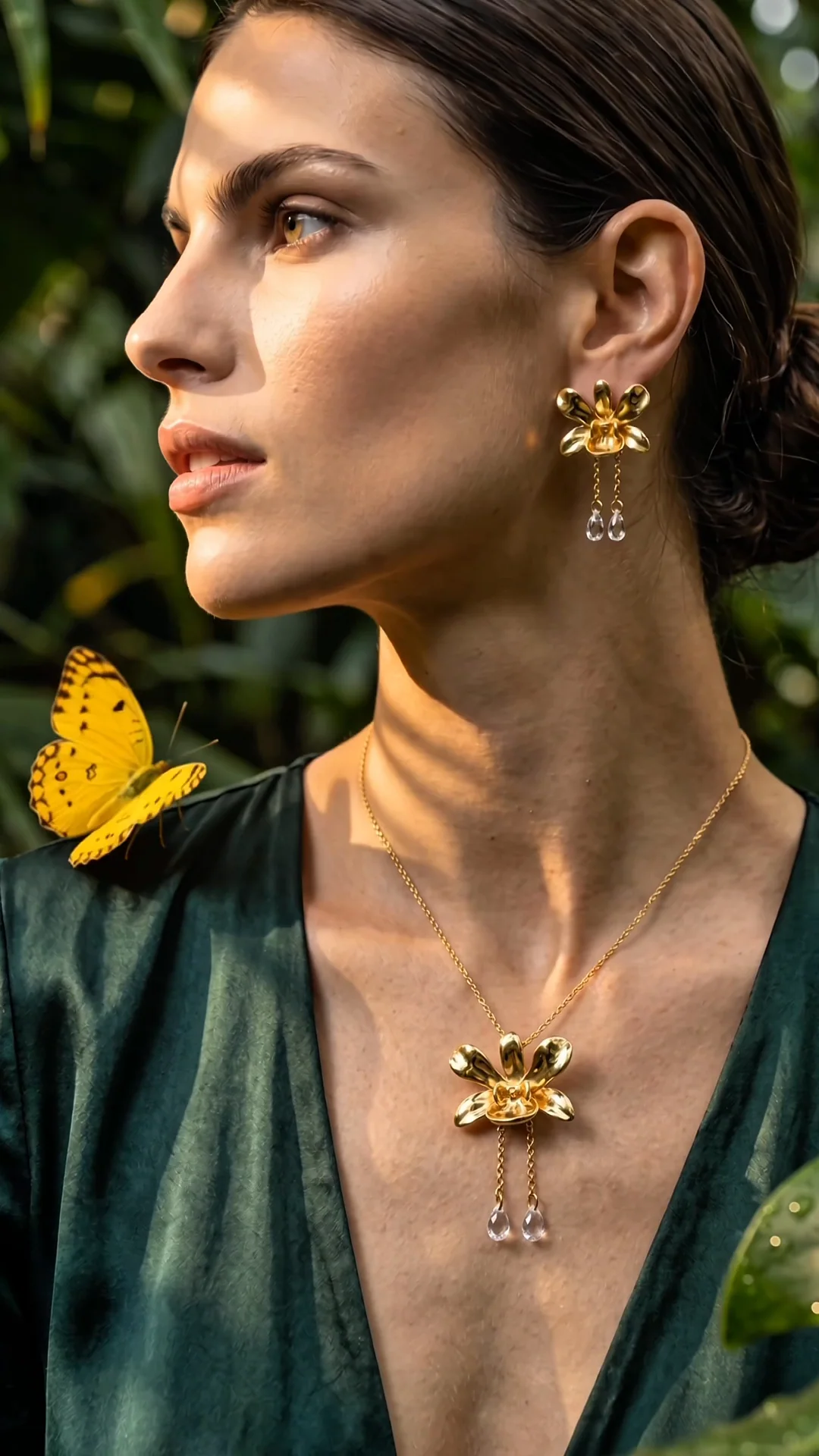 The Orchid Patio — Flower and skin: On the model